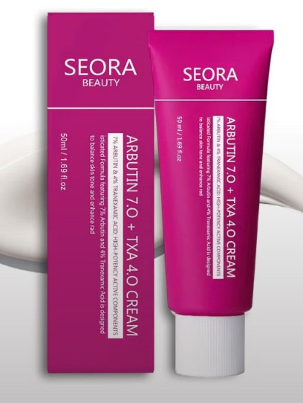 Seora Beauty Arbutin 7.0 + TXA Brightening Cream -  50g-1.76oz